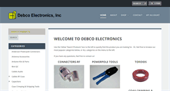 Desktop Screenshot of debcoelectronics.com